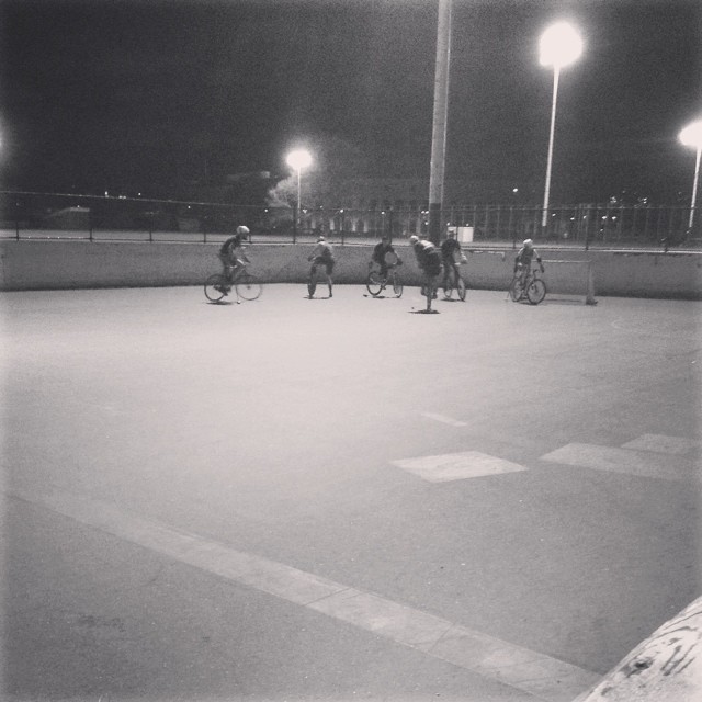 O hai #bostonbikepolo! #harvardsbackyardsport